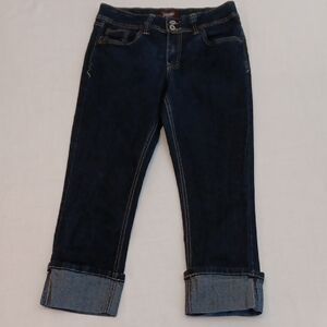Angels Jeans Dark Blue Cropped Denim